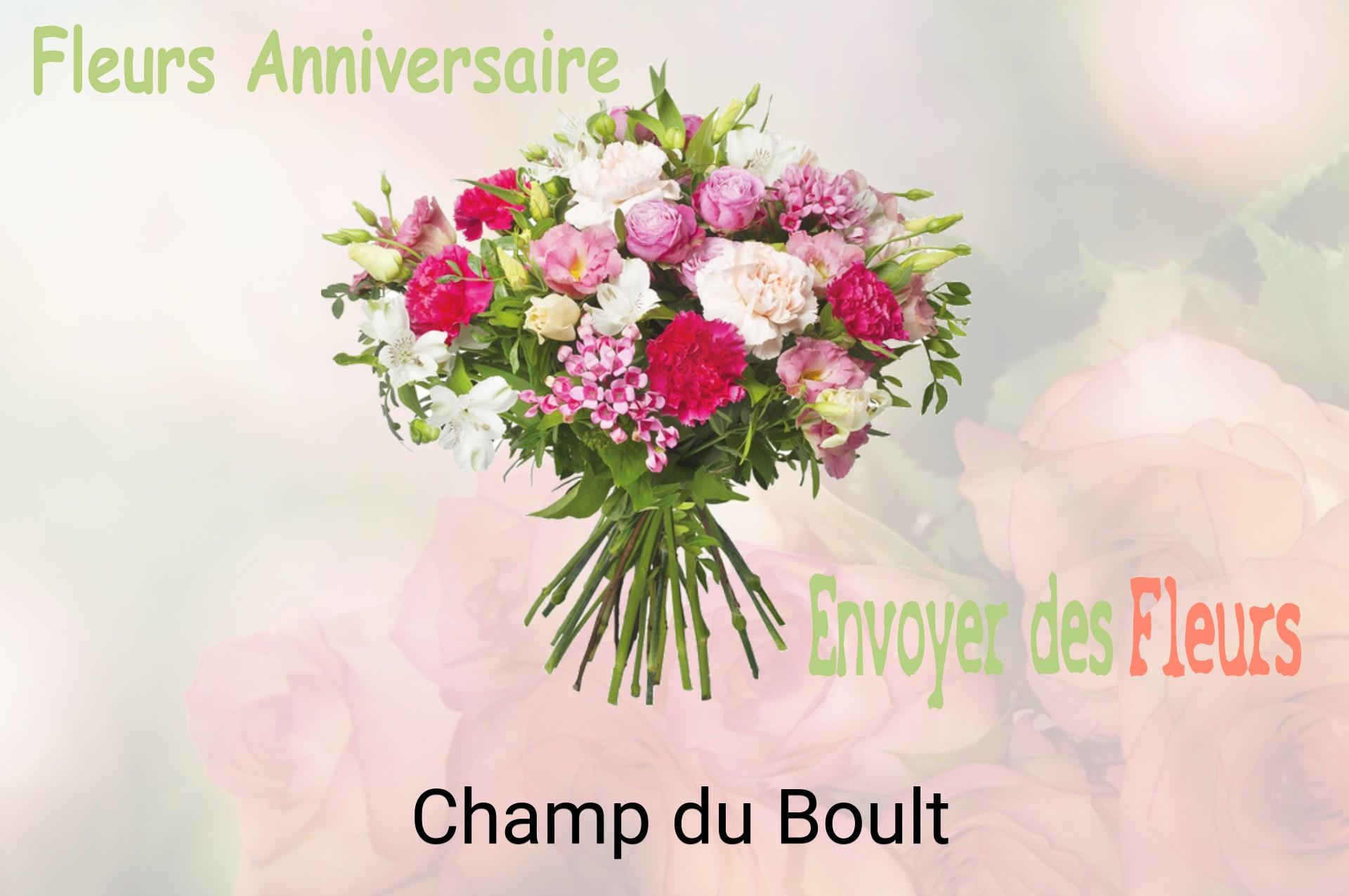 Bouquet de fleurs d’anniversaire livré à Champ-du-Boult