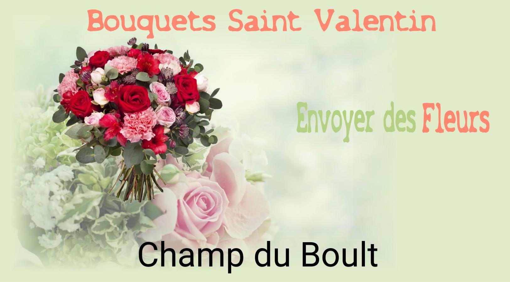 Roses de Saint-Valentin livrées à Champ-du-Boult